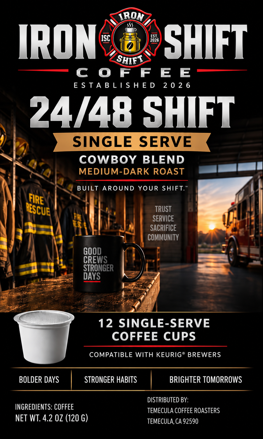 24/48 Shift Single Serve